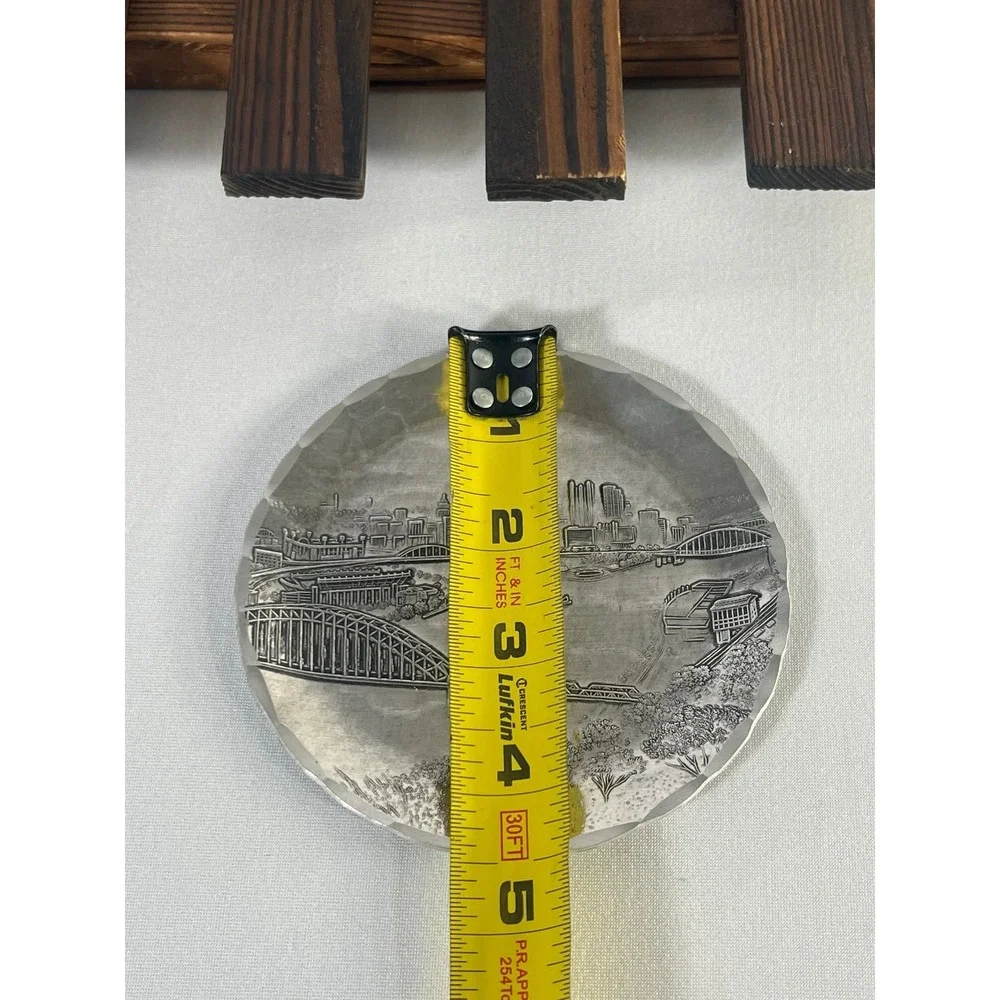 Wendell August Forge Pittsburgh‎ Skyine Trinket Tray